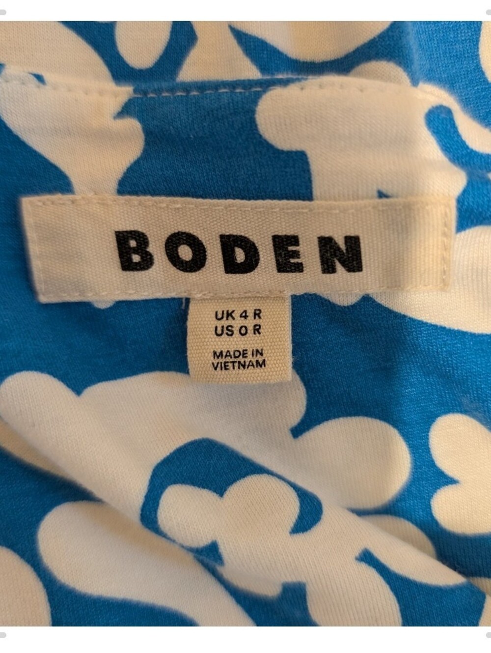 Pre-owned Boden Paloma Jersey Maxi Blue maxi Dress Size 0 - Picture 3 of 12